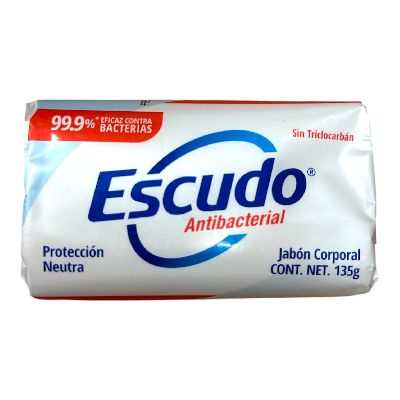 ESCUDO JABON 135GR NEUTRO BLANCO